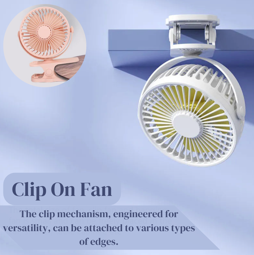 Clip-On Mini Fan